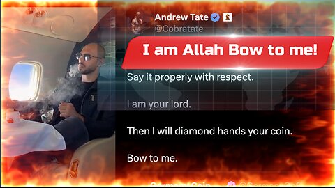 Andrew Tate Left Islam? Announcing himself to be Muhammad god ?