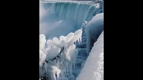 Frozen Niagara Falls Canada