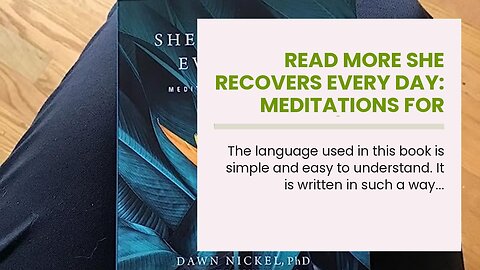 Read More She Recovers Every Day: Meditations for Women (Hazelden Meditations)
