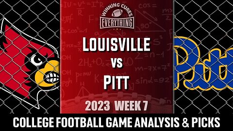 Louisville vs Pitt Picks & Prediction Against the Spread 2023 College Football Analysis