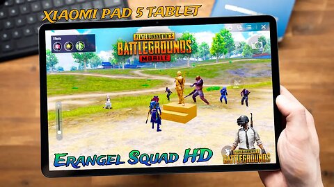 Xiaomi Pad 5 Device 6gb 256gb | Snapdragon 860 😍 Processor | Erangel Squad HD #pubgmobile