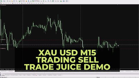 XAU USD Gold US Dollar M15 Trading Sell Trade Juice Demo