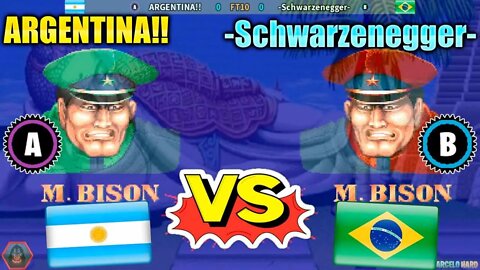 Street Fighter II': Champion Edition (ARGENTINA!! Vs. -Schwarzenegger-) [Argentina Vs. Brazil]