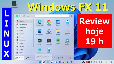 Windowsfx 11. Linux Rápido, Estável e Muito Seguro. Aviso da Review da Preview hoje a noite as 19h