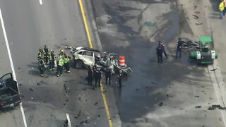 Crash involving wrong-way driver shuts down US-23 in Washtenaw County