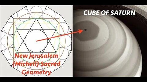 The Cube of Saturn is the New Jerusalem in Revelation, Remote Viewing Ringmakers of Saturn