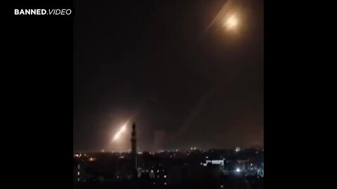 Nightime Footage of Explosions Rock Ukraine