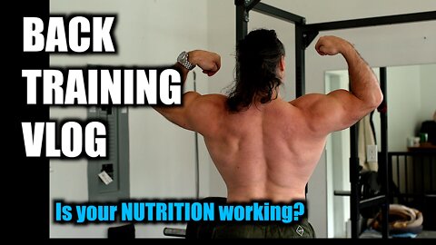 Is YOUR BODYBUILDING NUTRITION WORKING? Chest Back and Biceps Vlog