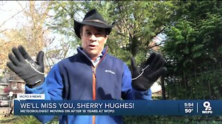 Saying a goodbye to Sherry Hughes on her last day