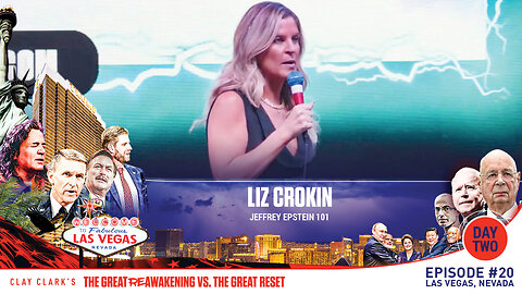 Liz Crokin | Jeffrey Epstein 101 | ReAwaken America Tour Las Vegas | Request Tickets Via Text 918-851-0102