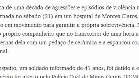 MULHER COME VIDRO? Em sessão de tortura, PM reformado obriga mulher a comer vidro e a espanca em MG