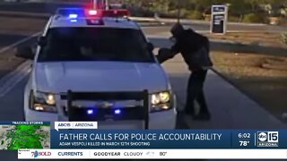 Valley father calls for accountability after new video shows Phoenix officer shooting
