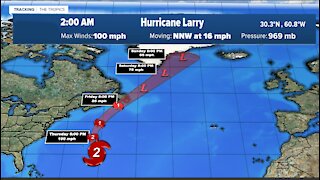 Tropical Depression Mindy leaves Florida, 2 waves possible to develop