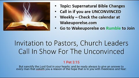 Pastor / Church Leader / Influencer Invitation Video