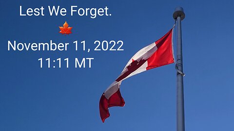 Remembrance Day November 11, 2022