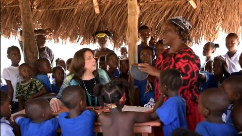 Living God School System, Barbara Brown's first visit, Kakata City, Republic of Liberia