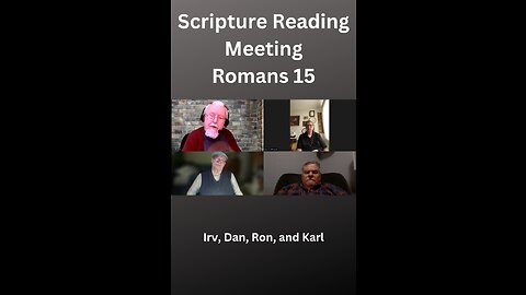 Scripture Reading Romans 15