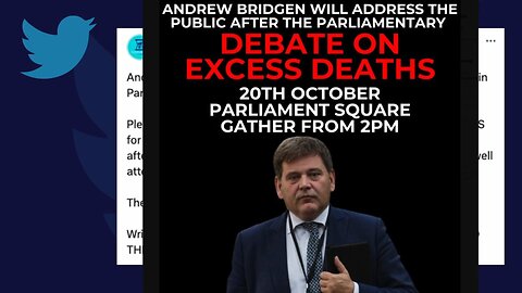 Friday 20th October 2023 - Andrew Bridgen MP - "Trends in Excess Deaths" Debate