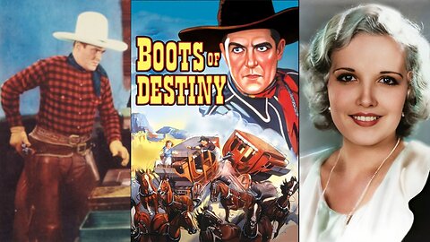 BOOTS OF DESTINY (1937) Ken Maynard, Claudia Dell & Vince Barnett | Western | B&W