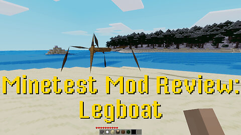 Minetest Mod Review: Legboat
