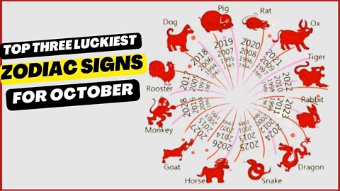 The Top Three Luckiest Zodiac Signs For October
