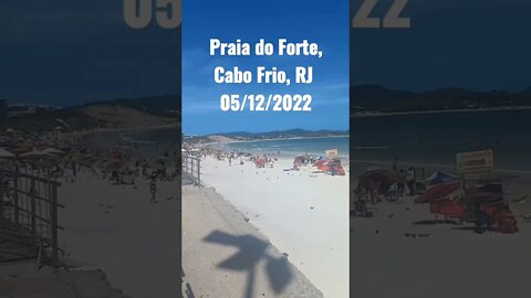 Praia do Forte [ Cabo Frio] 05/12/2022 #shorts #riodejaneiro