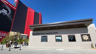 Las Vegas police open community safety hub next to Resorts World