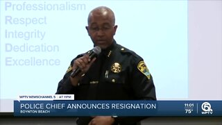 Boynton Beach police chief to depart