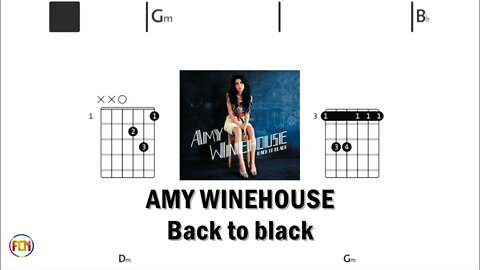 AMY WINEHOUSE Back to black - (Chords & Lyrics like a Karaoke) HD