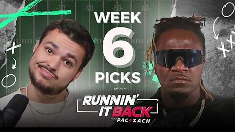 Week 6 NFL Picks, Predictions, & Best Bets with Adam ‘Pacman’ Jones & Mystic Zach: Runnin’ It Back