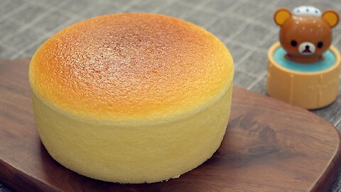 Recipe Japanese Souffle Cheesecake [Super Fluffy _ Jiggly]