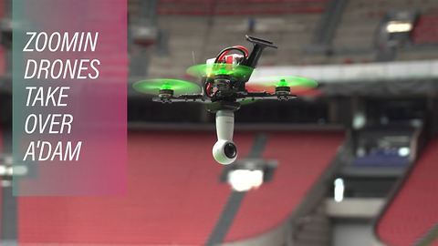 Epic race: Zoomin.TV brings drones to Amsterdam stadium