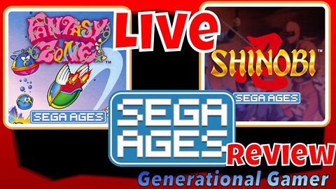 Fantasy Zone and Shinobi (SEGA AGES) Switch Review - Live