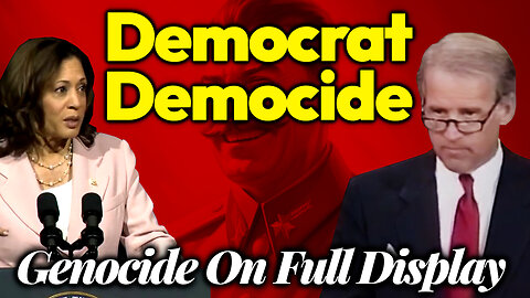 DEMOCRAT DEMOCIDE: Kamala Harris Calls To Reduce The Population + Biden Depopulation Speech