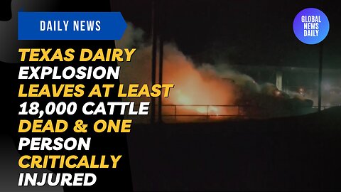 Texas Dairy Explosion Leaves At Least 18,000 Cattle Dead & One Person Critically Injured
