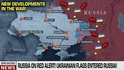 Ukrainian Flags Are Flying in Russia: The Course of the War has Changed on the Ukrainian War Map!