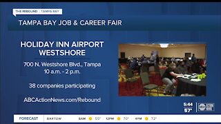 More than 35 companies participating in the Tampa Bay Job and Career Fair on Monday, November 8