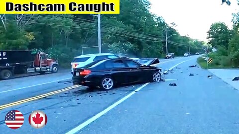 North American Car Driving Fails Compilation - 484 [Dashcam & Crash Compilation]