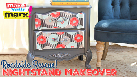 Roadside rescue nightstand makeover DIY