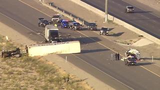 Semi crash on i-15