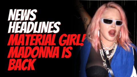 Too Much Material Girl! Madonna Being Really Strange Out in Public!