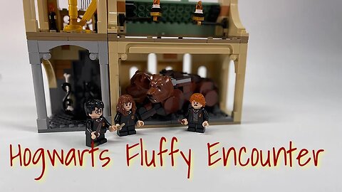 Hogwarts Fluffy Encounter Lego Harry Potter 76387 Unboxing and Build