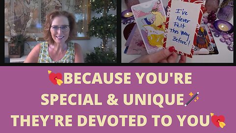 💘BECAUSE YOU'RE SPECIAL & UNIQUE🪄THEY'RE DEVOTED TO YOU💘COLLECTIVE LOVE TAROT READING ✨