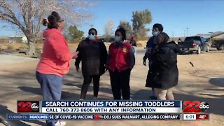 Search Continues for missing toddlers