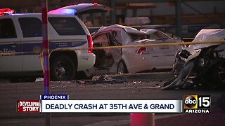 Authorities investigating deadly crash in west Phoenix