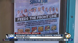 Mission Beach restaurant helping frontline workers
