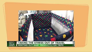 Renting out baby products for trips