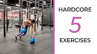 HARDCORE | 4 Muscle Building Exercises 💣