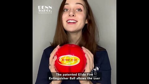 The Elide Fire Extinguishing Ball Hands Free Fire Safety
