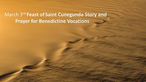 Saint Cunegunda Story and Vocation Prayer